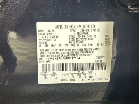 Used 2021 Ford Explorer Limited w/ Equipment Group 301A image 12