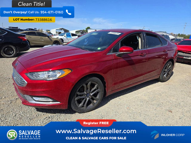 Used 2018 Ford Fusion SE w/ Equipment Group 201A FWD image 1