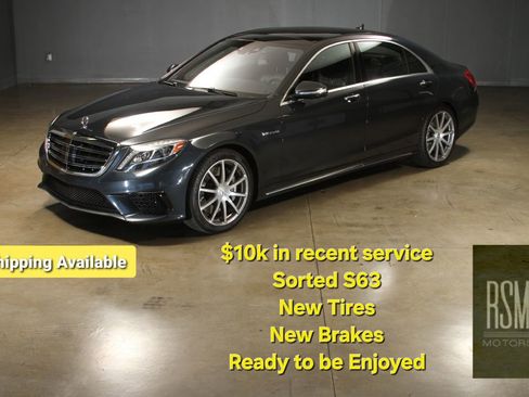 Used 2014 Mercedes-Benz S 63 AMG 4MATIC Sedan w/ Driver Assistance Package image 1