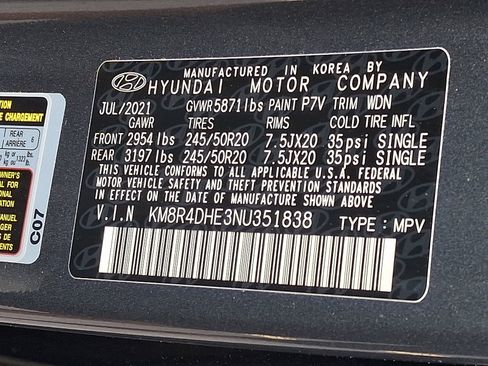 Used 2022 Hyundai Palisade SEL w/ 8P Bench Seat Package AWD/4WD image 27