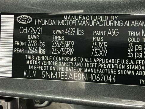 Used 2022 Hyundai Tucson Limited w/ Cargo Package FWD image 23