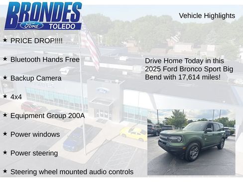 Used 2025 Ford Bronco Sport Big Bend AWD/4WD image 5
