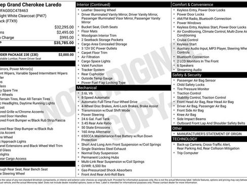 Used 2016 Jeep Grand Cherokee Laredo w/ Quick Order Package 23E image 10