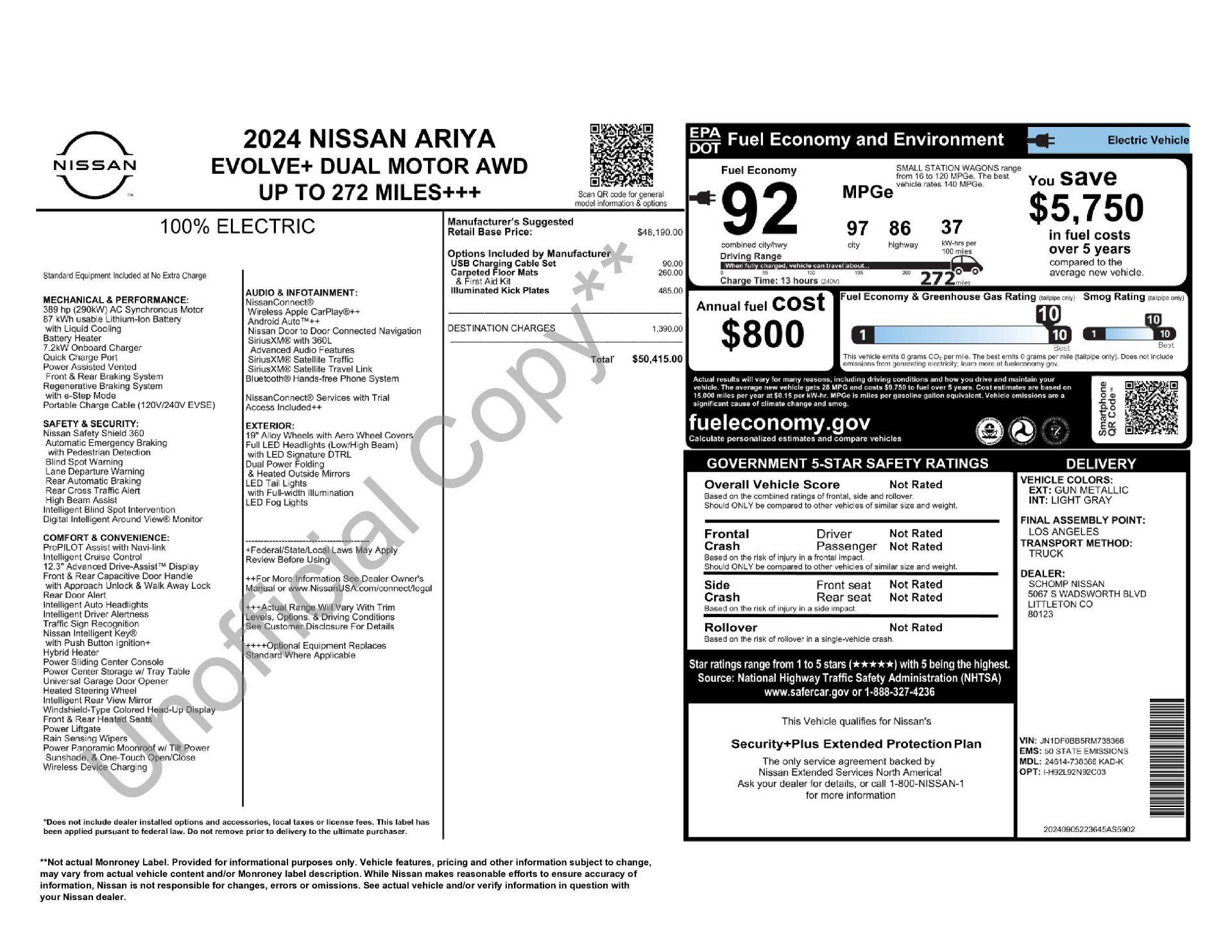 Certified 2024 Nissan Ariya AWD image 11