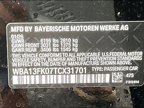 New 2026 BMW 550e xDrive AWD/4WD image 8
