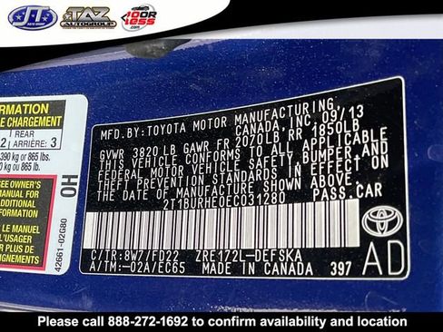 Used 2014 Toyota Corolla S image 19