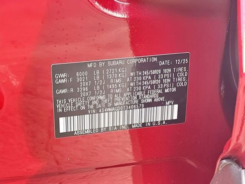 New 2026 Subaru Ascent Limited image 33