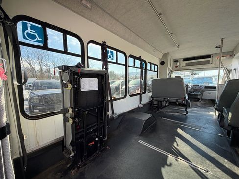 Used 2017 Ford Transit 350 T-350 DRW 138 WB 10360 GVWR w/ Shuttle Bus Prep Package image 15