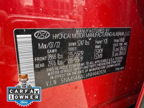 Used 2022 Hyundai Santa Fe Limited FWD image 29