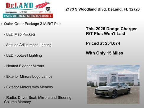 New 2026 Dodge Charger R/T AWD/4WD image 19