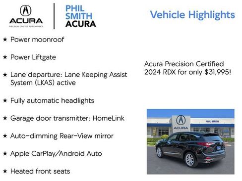 Certified 2024 Acura RDX SH-AWD image 5