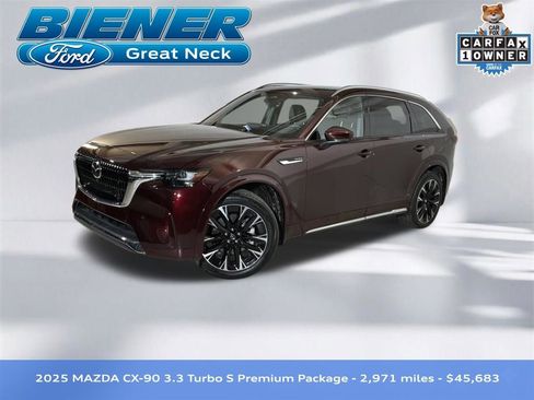 Used 2025 MAZDA CX-90 3.3 Turbo S w/ Premium Package AWD/4WD image 1