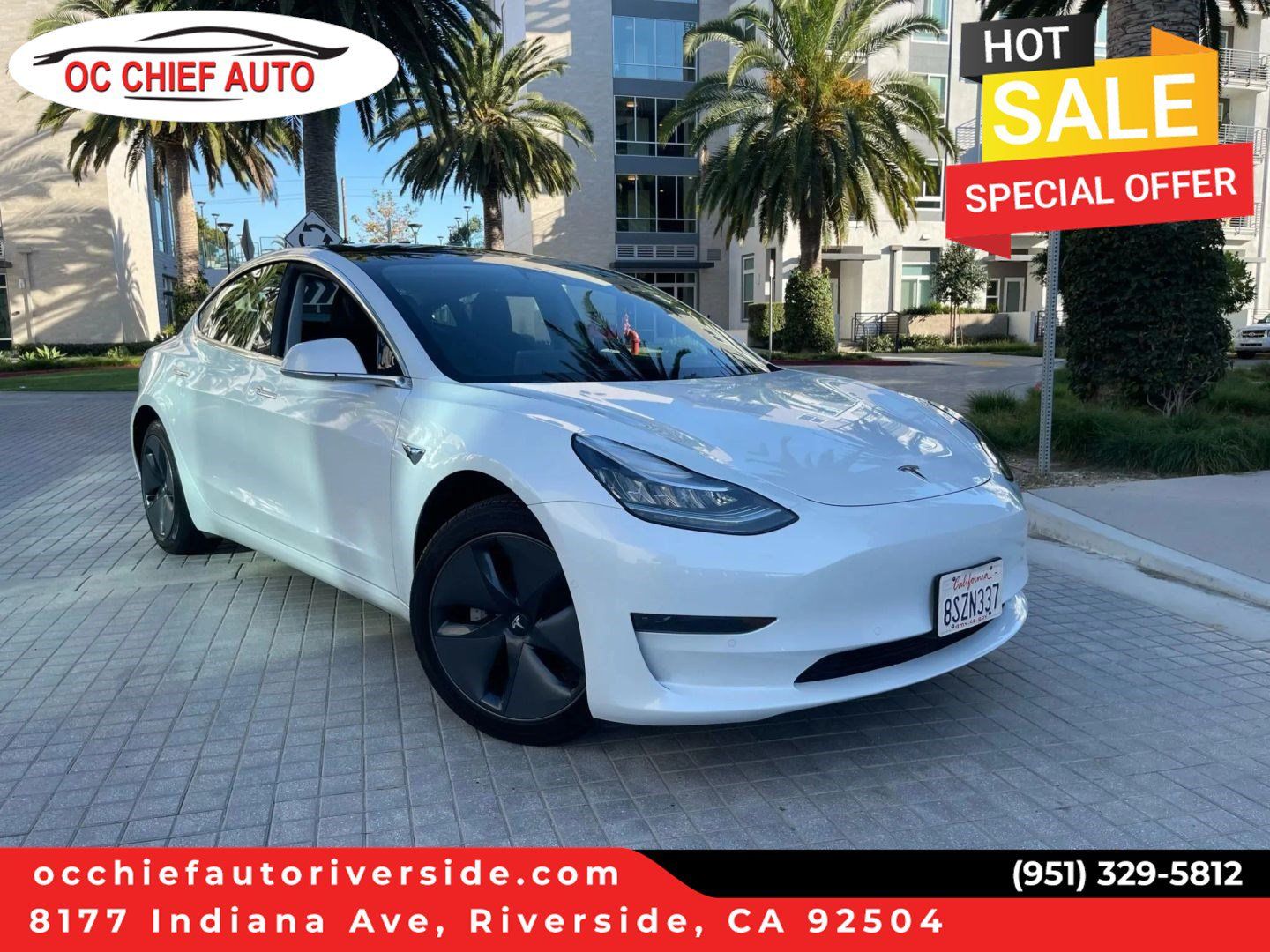 Used 2018 Tesla Model 3 Long Range RWD image 1