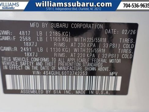 New 2026 Subaru Crosstrek 2.5i Limited image 22