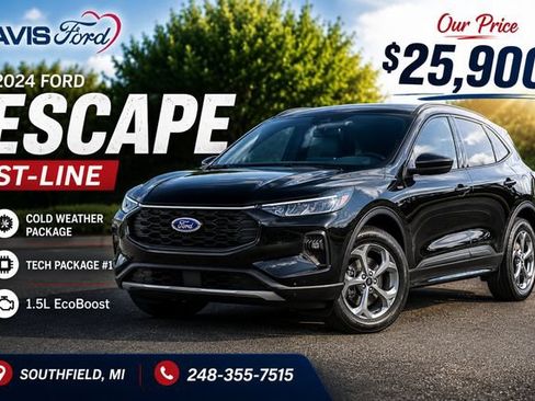 Used 2024 Ford Escape ST-Line w/ Tech Pack #1 AWD/4WD image 1