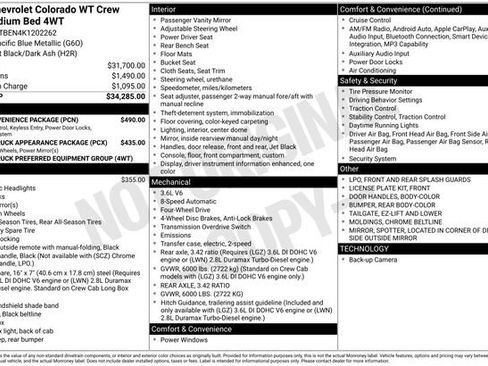 Used 2019 Chevrolet Colorado W/T w/ WT Convenience Package image 29