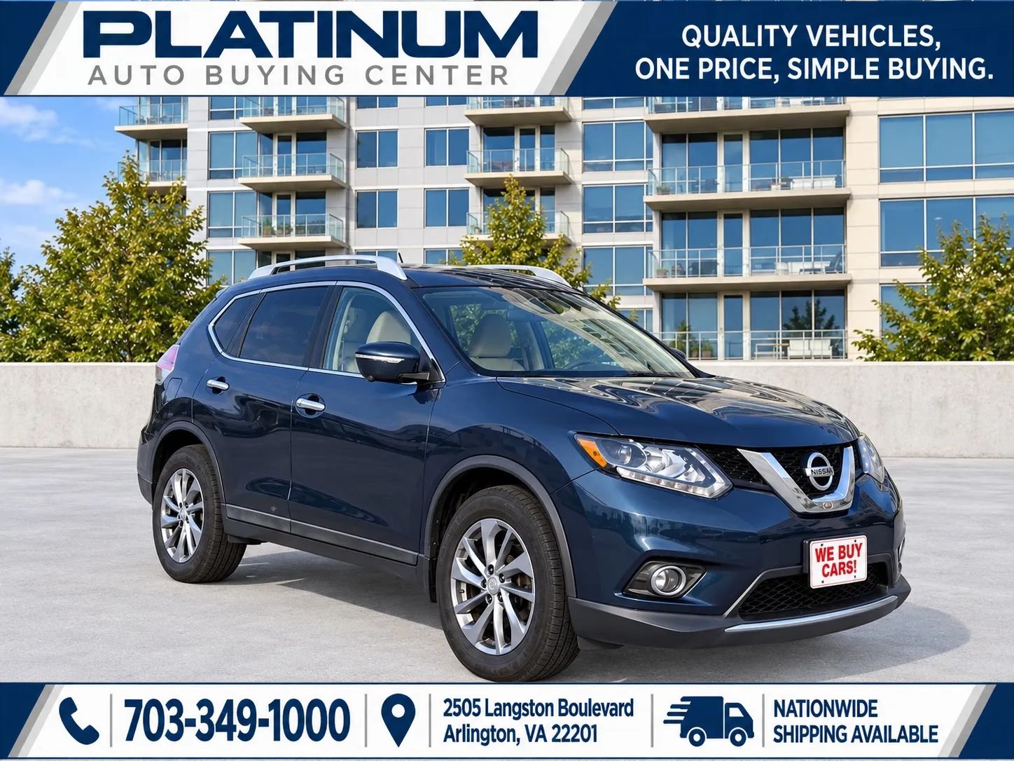 Used 2014 Nissan Rogue SL w/ SL Premium Package AWD/4WD image 1