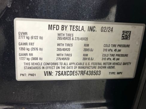 Used 2024 Tesla Model X Base image 35