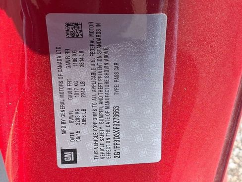 Certified 2015 Chevrolet Camaro LT w/ RS Package image 18