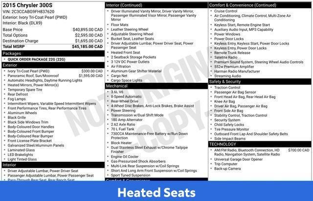 Used 2015 Chrysler 300 S RWD image 9