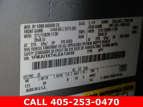 Used 2020 Ford Expedition Limited w/ Equipment Group 301A RWD image 50