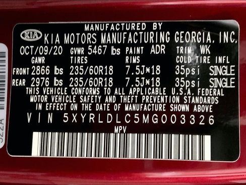 Used 2021 Kia Sorento S w/ Panoramic Sunroof Package AWD/4WD image 35