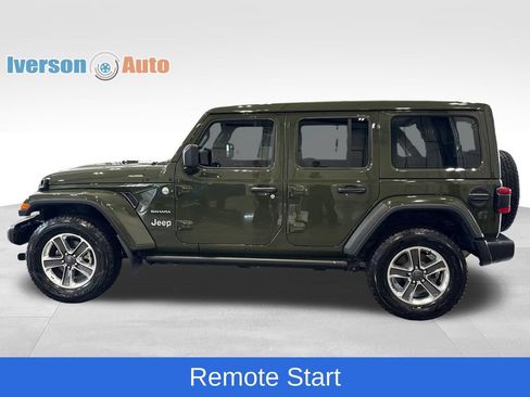 Used 2022 Jeep Wrangler Unlimited Sahara w/ LED Lighting Group AWD/4WD image 6