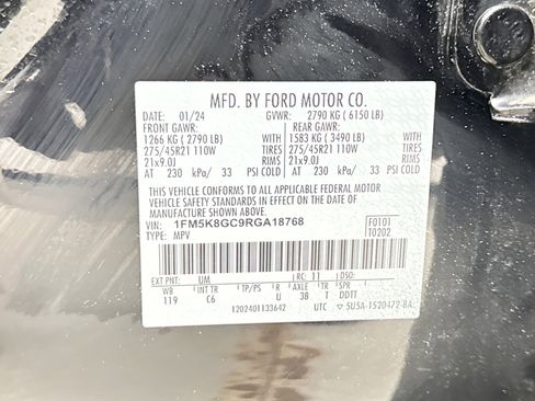 Used 2024 Ford Explorer ST w/ Equipment Group 401A AWD/4WD image 11