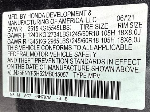 Used 2021 Honda Pilot EX-L image 34