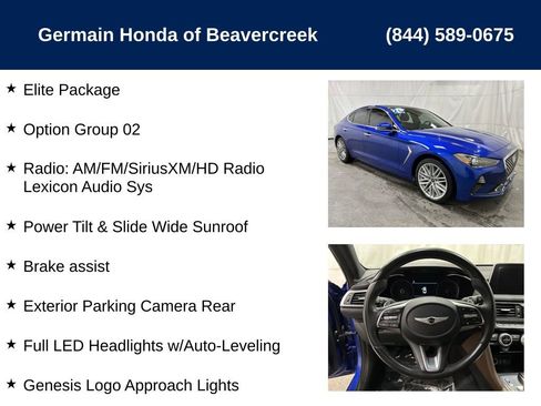 Used 2020 Genesis G70 2.0T w/ Elite Package image 5