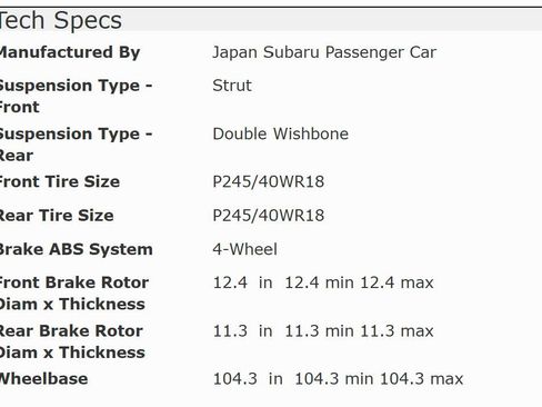 Used 2017 Subaru WRX Limited w/ Popular Package #1 AWD/4WD image 46