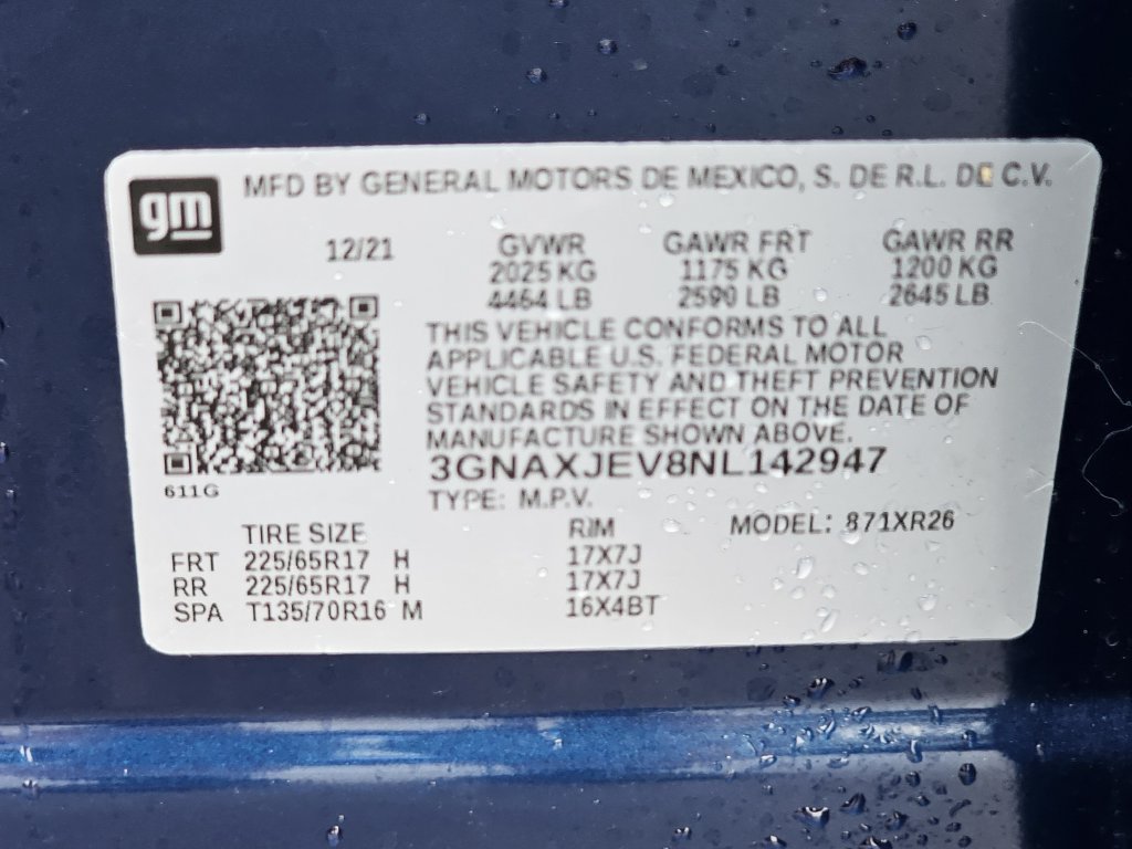 Used 2022 Chevrolet Equinox LT w/ Driver Convenience Package FWD image 31