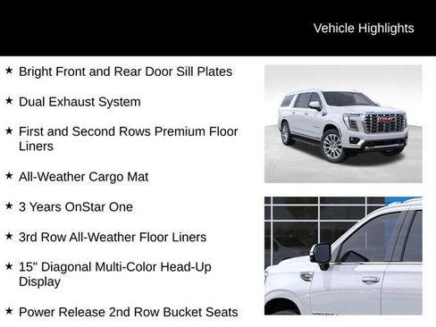 New 2026 GMC Yukon XL Denali w/ LPO, Floor Liner Package AWD/4WD image 15