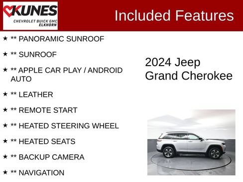 Used 2024 Jeep Grand Cherokee Limited 4xe AWD/4WD image 2