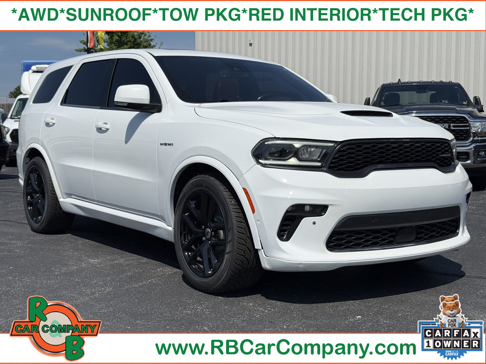 Used 2021 Dodge Durango R/T w/ Tow 'N Go Package AWD/4WD image 1