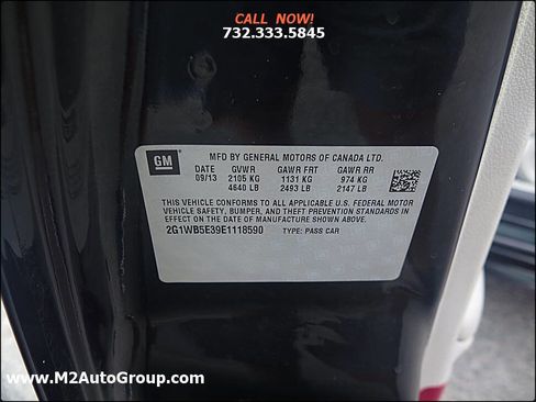 Used 2014 Chevrolet Impala LT w/ LT Sunroof Package image 26