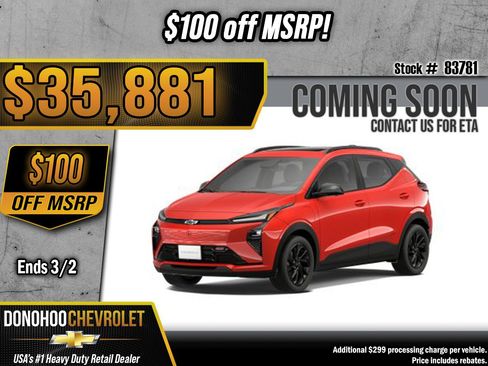 New 2027 Chevrolet Bolt RS image 1