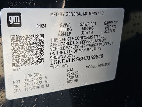 Used 2024 Chevrolet Traverse RS w/ LPO, Floor Liner Package image 35