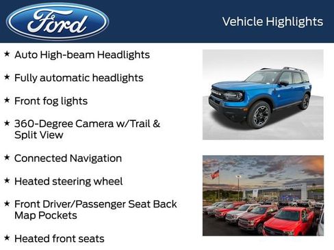 New 2025 Ford Bronco Sport Outer Banks w/ Outer Banks Tech Package+ AWD/4WD image 8