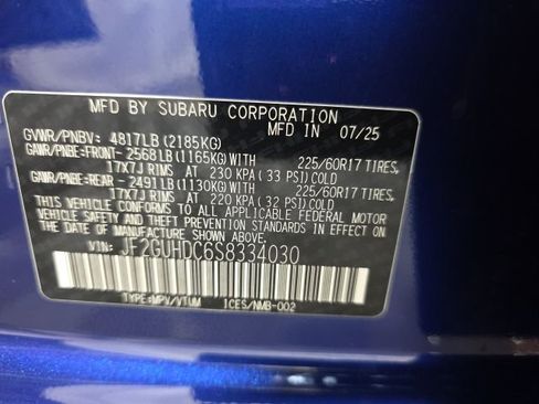 Certified 2025 Subaru Crosstrek 2.0i Premium AWD/4WD image 37
