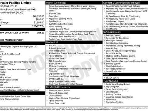 Used 2022 Chrysler Pacifica Limited image 10