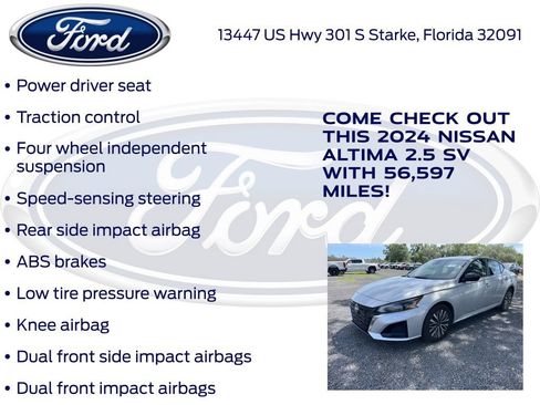 Used 2024 Nissan Altima 2.5 SV FWD image 20
