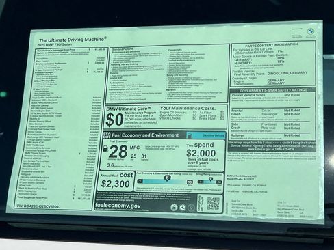 New 2025 BMW 740i image 29