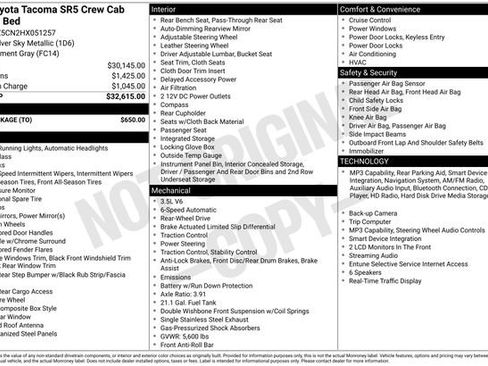 Used 2017 Toyota Tacoma SR5 w/ Tow Package RWD image 4
