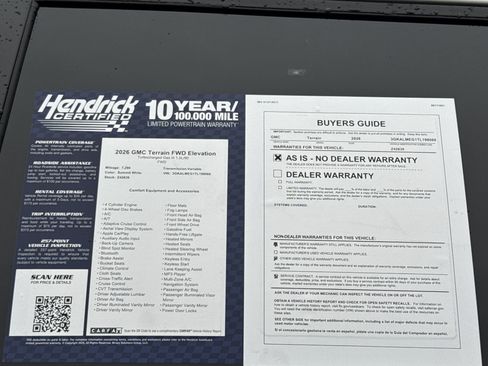 Used 2026 GMC Terrain Elevation w/ Elevation Premium Package image 35