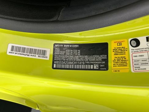 Used 2021 BMW M4 Coupe w/ M Carbon Exterior Package RWD image 30