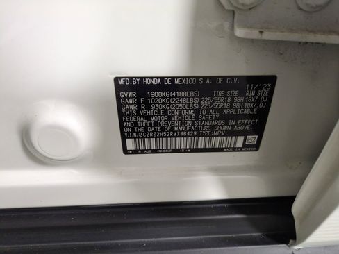 Certified 2024 Honda HR-V Sport image 32