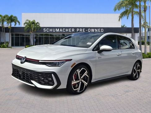 Certified 2025 Volkswagen GTI SE w/ SE Leather Seating Package FWD image 3