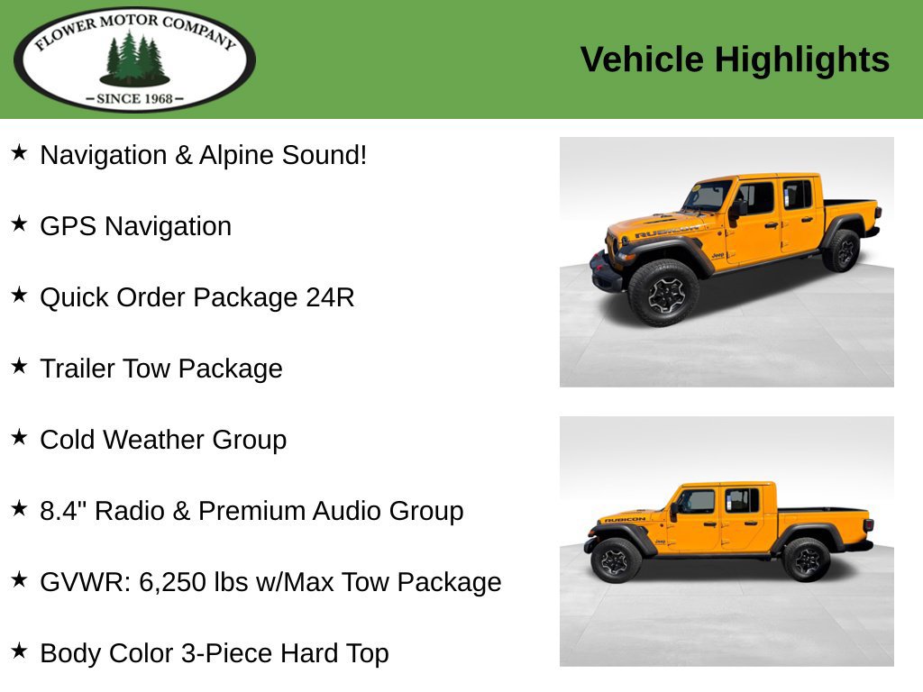 Used 2021 Jeep Gladiator Rubicon AWD/4WD image 5