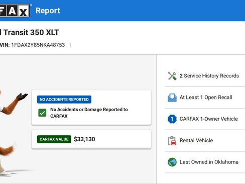 Used 2022 Ford Transit 350 XLT RWD image 2